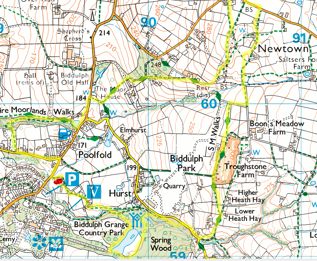 Biddulph Country park to Troughstones 1-1-26